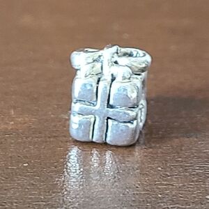 Present Silver Bead Charm 925